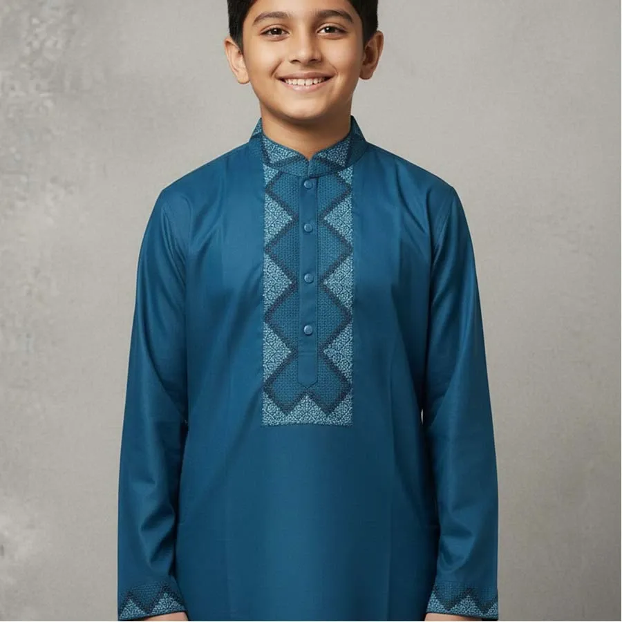 Stylish Kids Panjabi- blue color