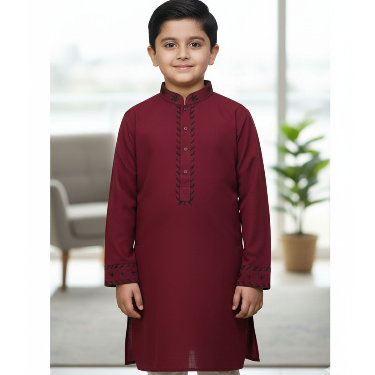 Minimal Design Panjabi for Boys